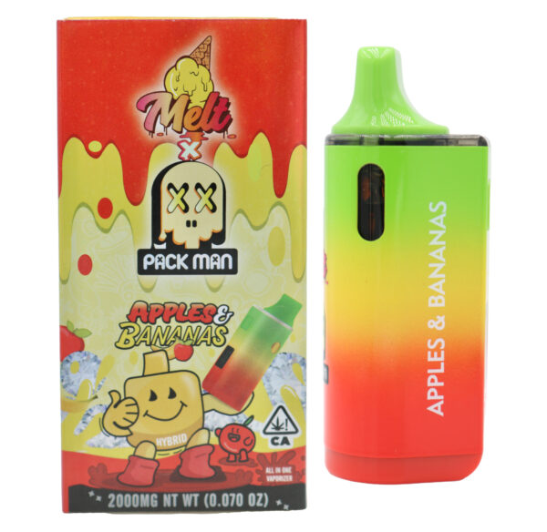 Melt x PackMan 2G Disposable – Apples and Bananas - Image 3