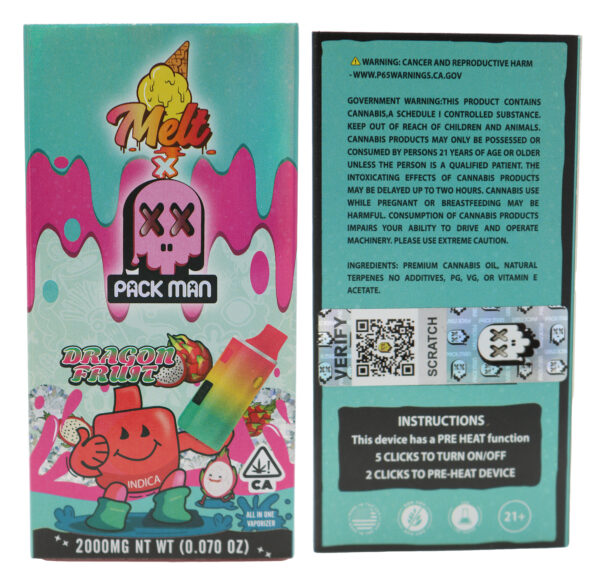 Melt x PackMan 2G Disposable – Dragon Fruit - Image 4