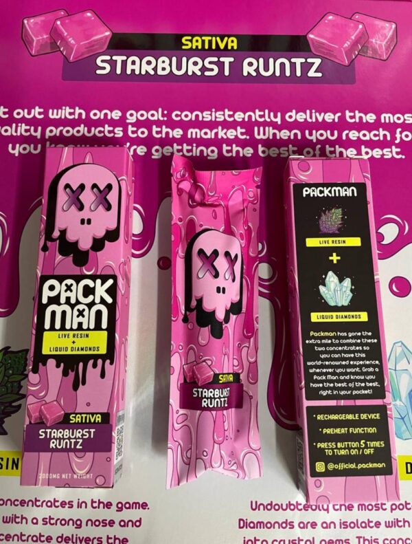 Packman 2G Disposable Starburst Runtz